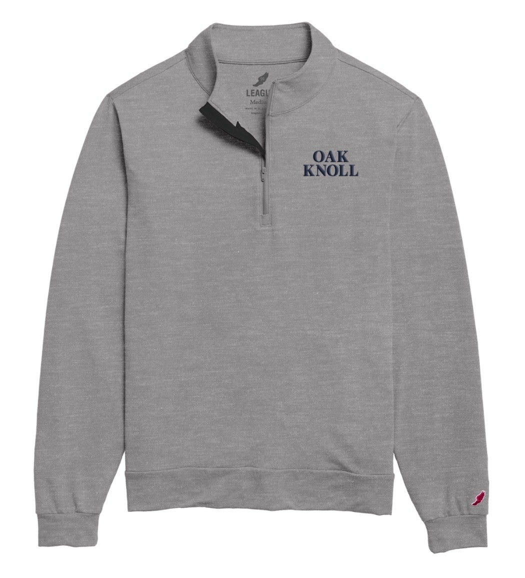 League Adult All Day Grey 1/4 zip