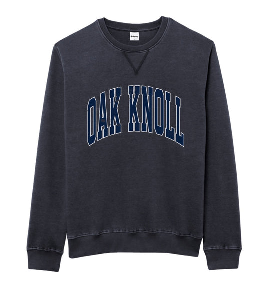 Ouray Adult Navy Weathered Fleece Crew