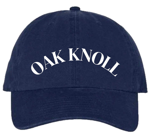 Baseball hat with puffy letters