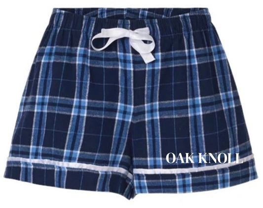 Shorts blue flannel