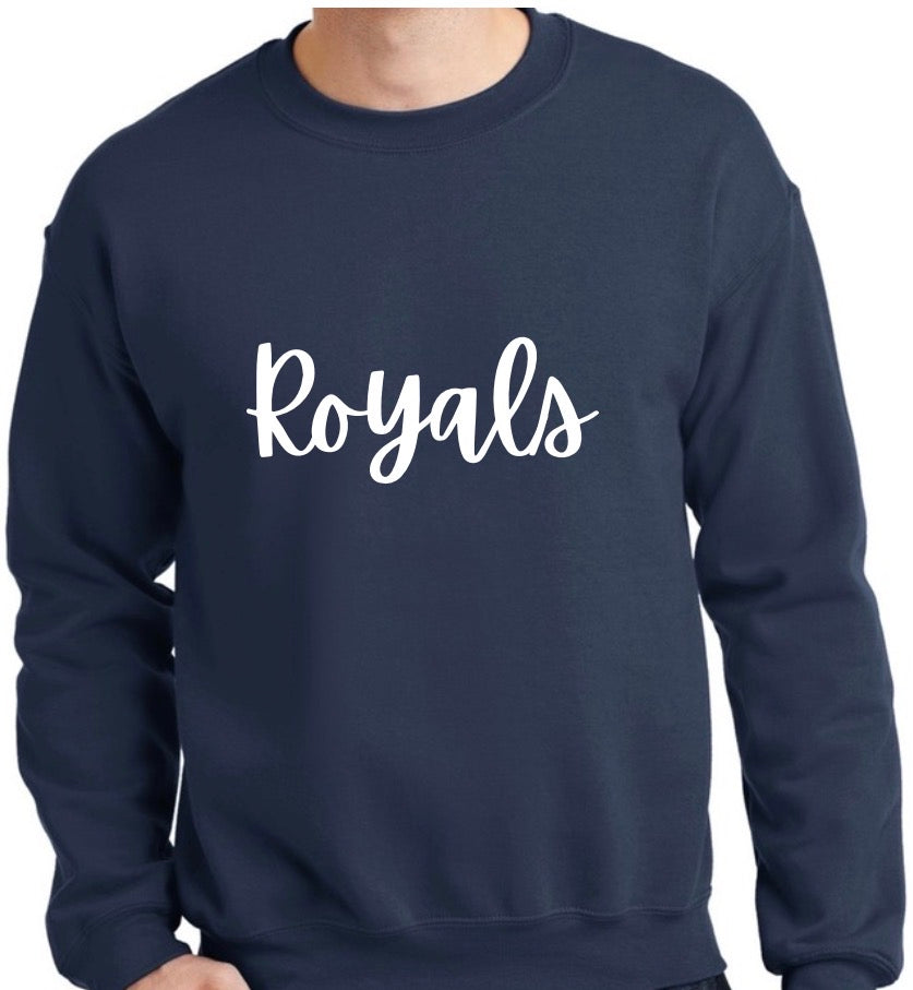 Gildan Royals script sweatshirt