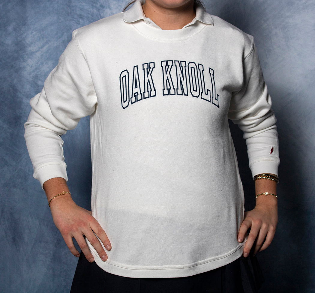 League Crewneck with Oak Knoll