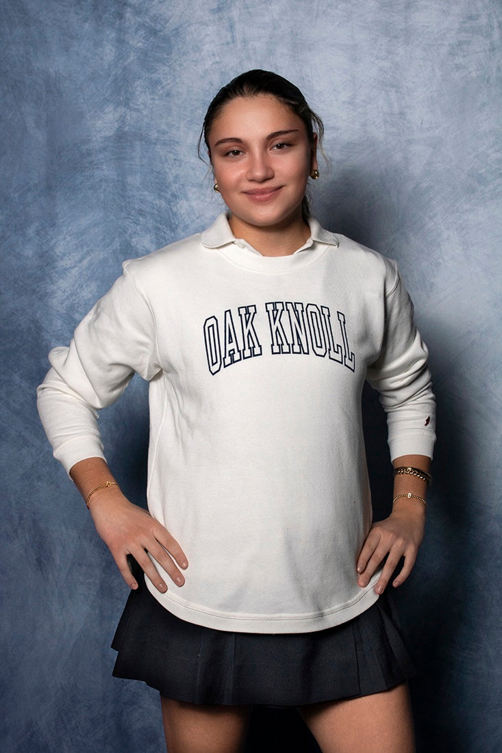 League Crewneck with Oak Knoll