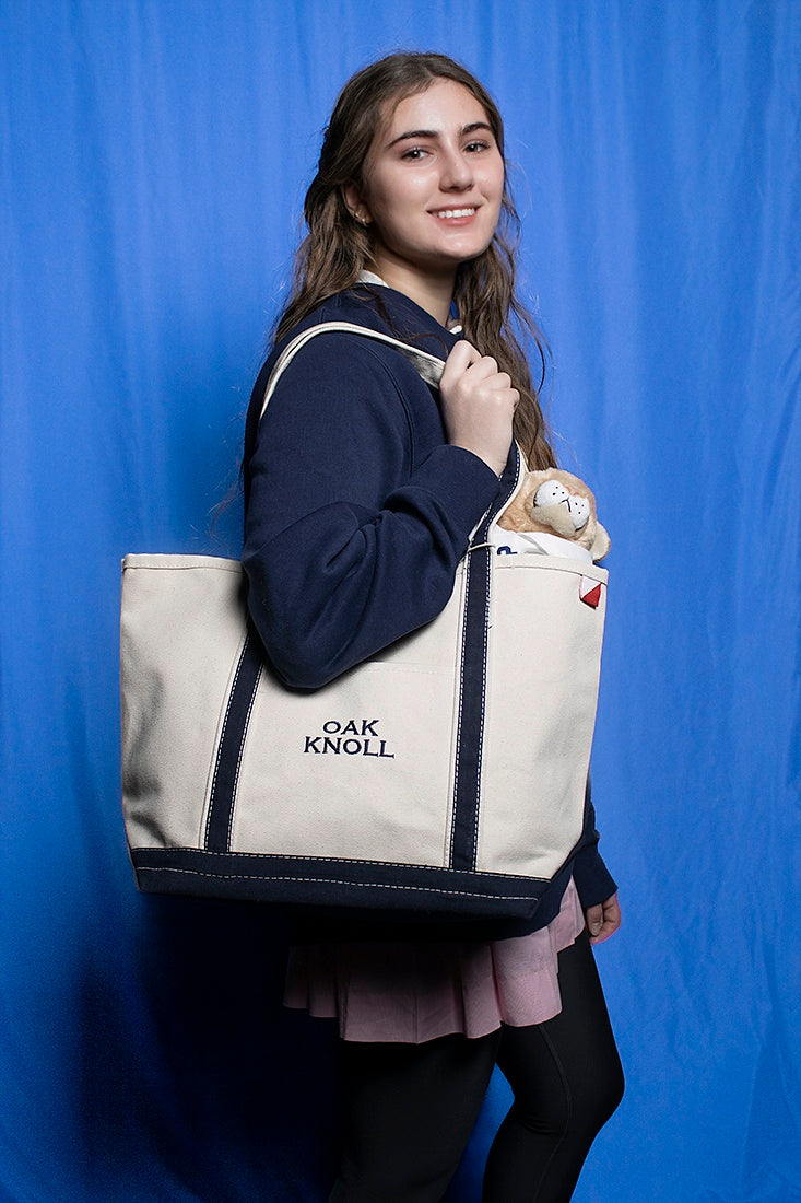 Oak Knoll  Large Canvas Tote Bag