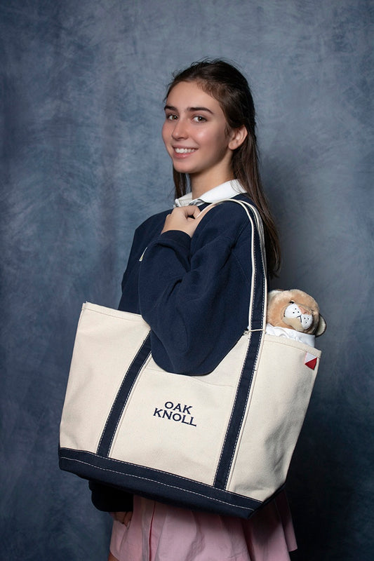 Oak Knoll  Large Canvas Tote Bag